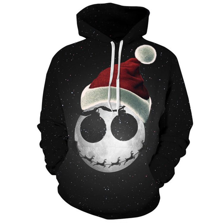 3D Print Pullover Hoodie Christmas Sweatshirt GK0200#