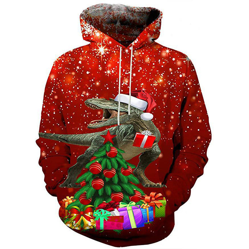 3D Print Pullover Hoodie Christmas Sweatshirt GK0204#