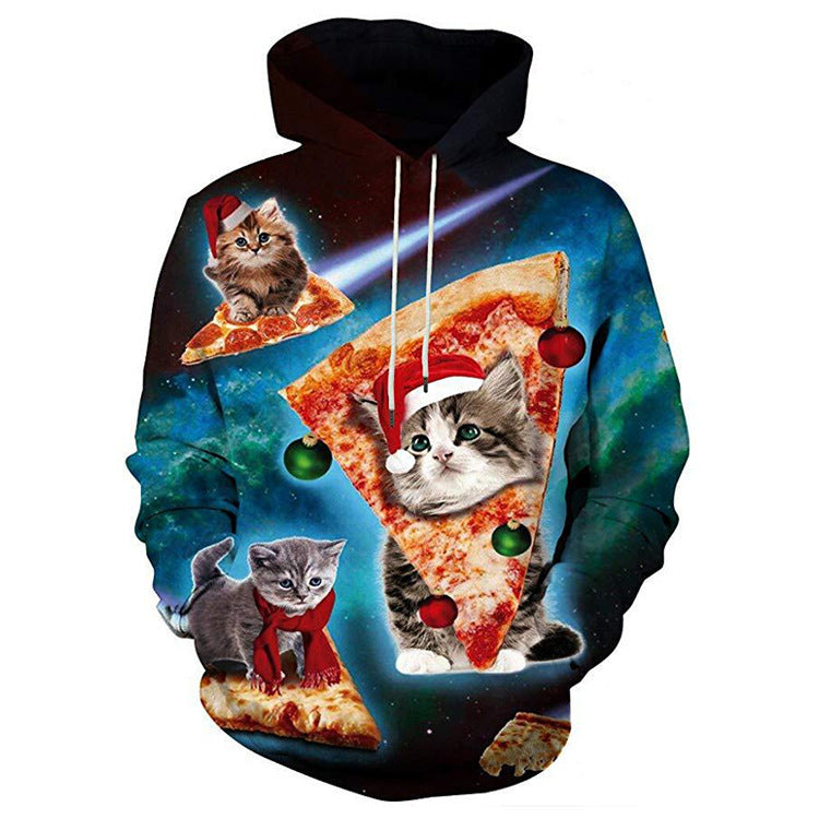 3D Print Pullover Hoodie Christmas Sweatshirt GK0119#