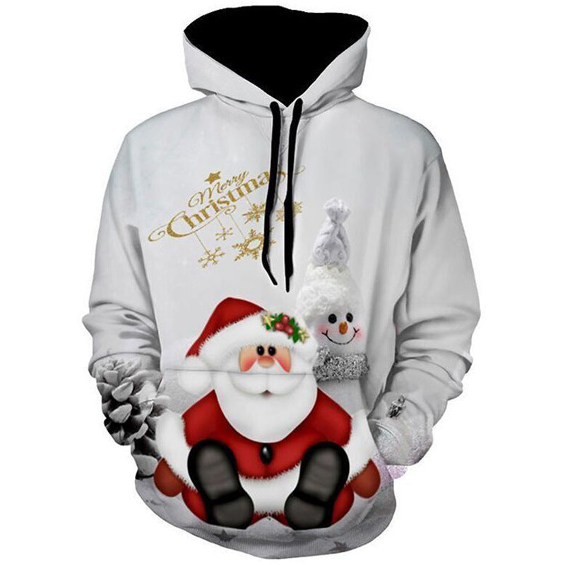 3D Print Pullover Hoodie Christmas Sweatshirt GK0109#