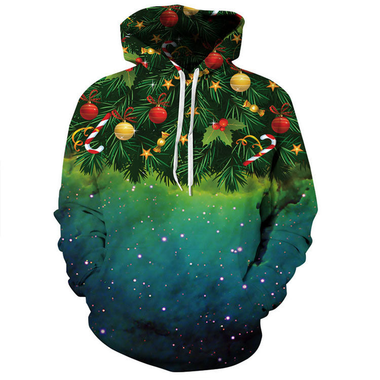 3D Print Pullover Hoodie Christmas Sweatshirt GK0116#