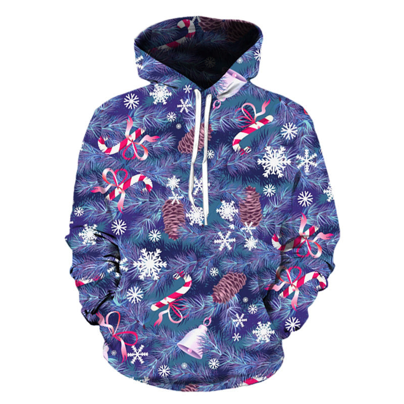 3D Print Pullover Hoodie Christmas Sweatshirt GK0110#