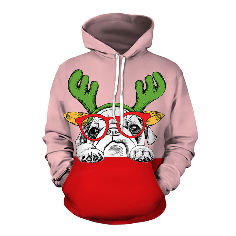 3D Print Pullover Hoodie Christmas Sweatshirt GK0065#