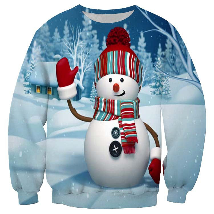 3D Print Pullover Hoodie Christmas Sweatshirt GK0007#